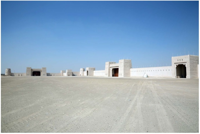 Sheikh Zayed Heritage precast walls