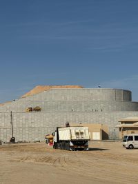 Artificial Mountain MSE wall Al Wathba